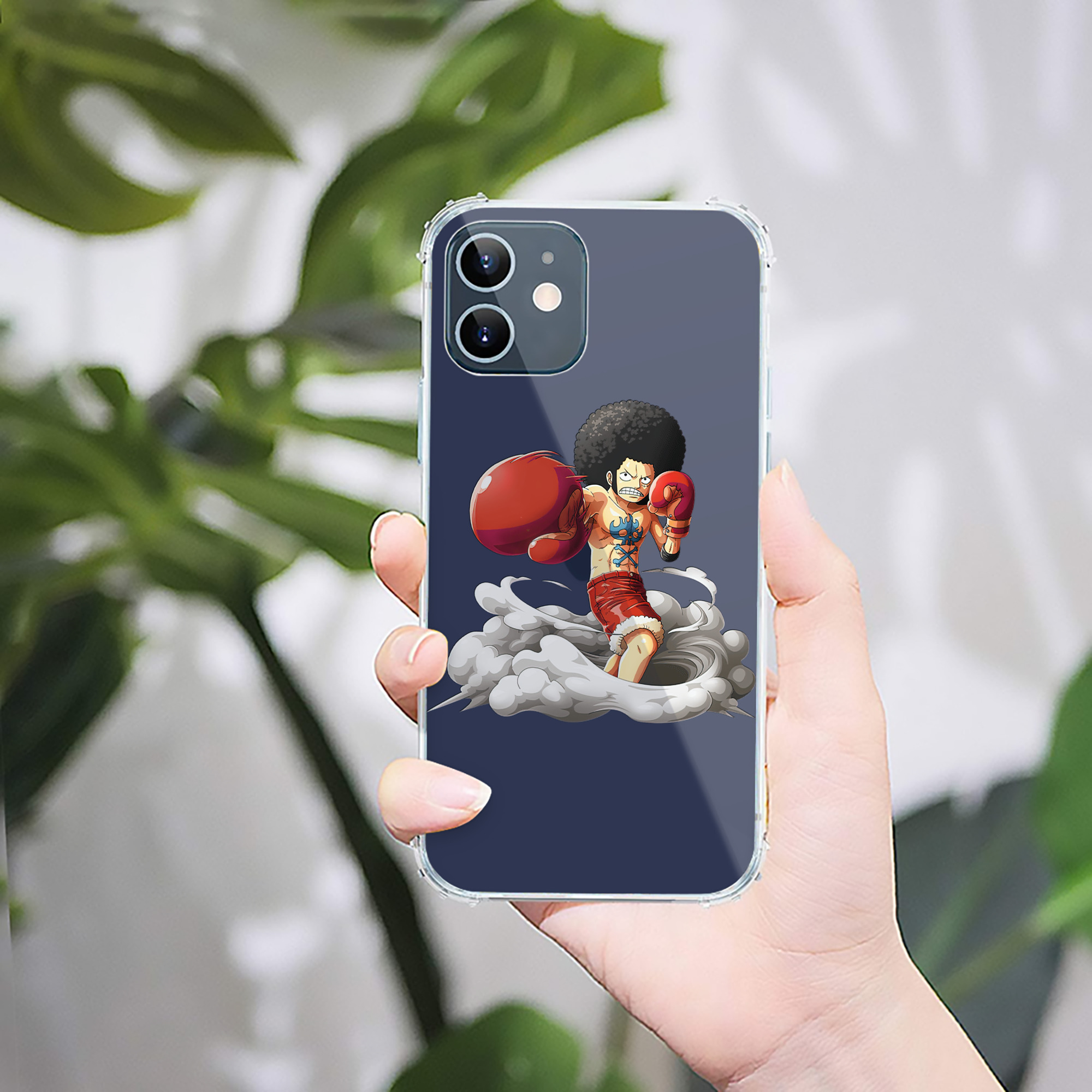（画像用） ワンピース モンキー・D・ルフィ ONE PIECE Monkey D. Luffy 【iPhone 12シリーズ対応】透明スマホケース（クリアソフトケース）